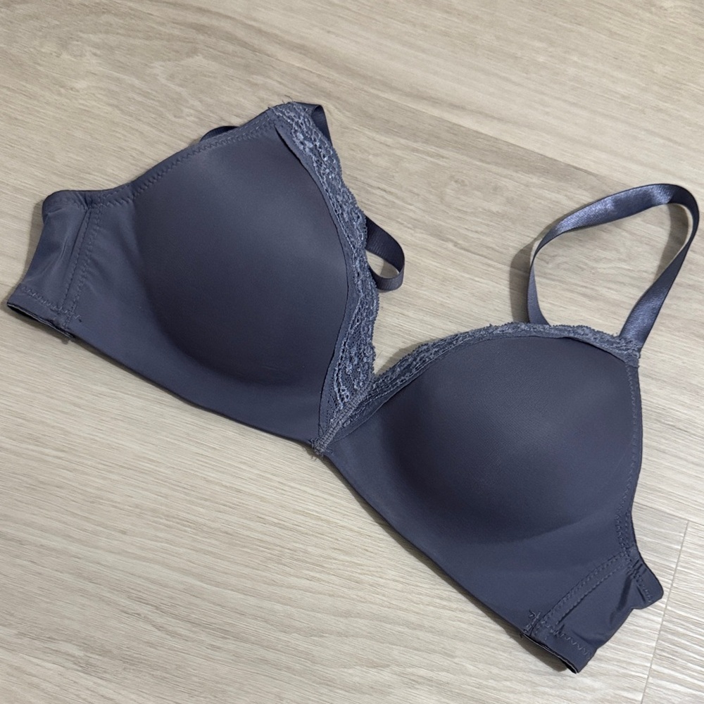 Angelina Pink and Brown Lace Bra Set - Picture 2 of 7